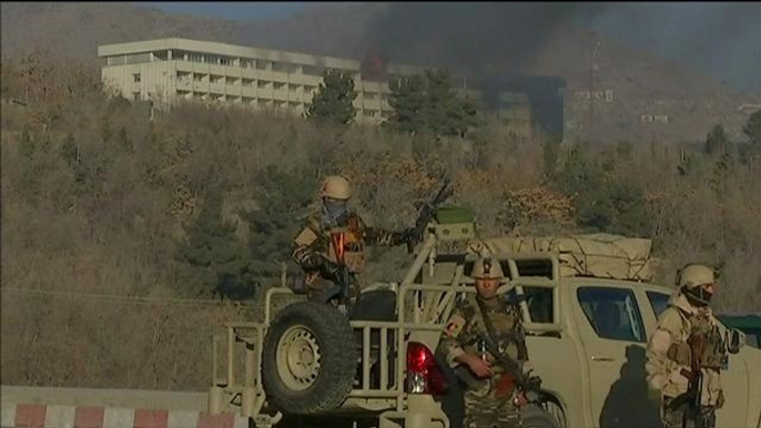 Afghan Special Forces battle to regain control of Kabul hotel