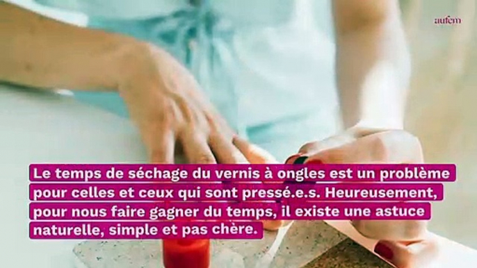 Manucure : l’astuce à connaître pour faire sécher son vernis à ongles plus vite