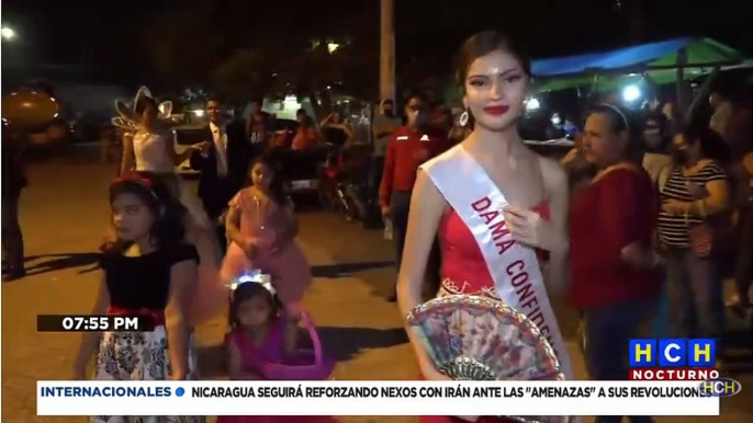 Choloma celebra su feria patronal en honora a la Virgen Lourdes