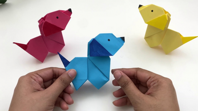 How To Make Easy Paper DOG For Kids / paper craft / Paper Craft Easy / KIDS crafts / Dog craft