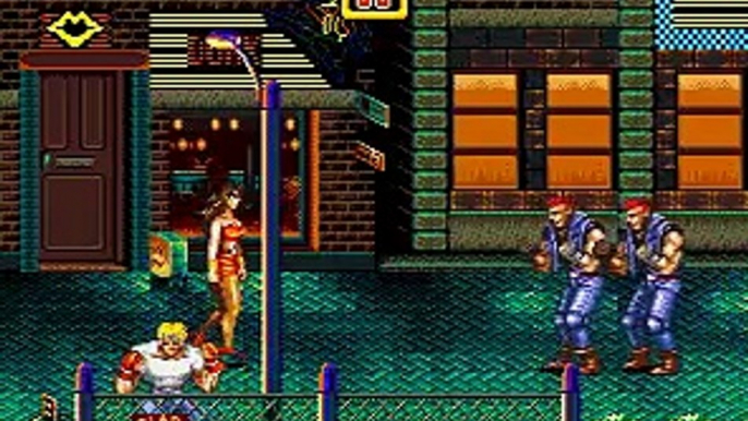 Streets of Rage 2 online multiplayer - megadrive