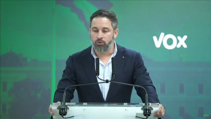 Abascal: "El único sorpasso que nos interesa es el sorpasso al Partido Socialista"