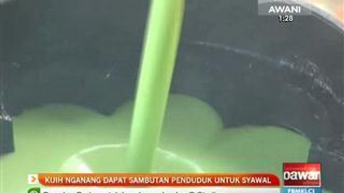 Kuih nganang dapat sambutan penduduk untuk Syawal