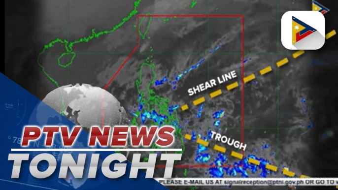 PTV INFOWEATHER: PAGASA: Shear line to continue to affect eastern section of southern Luzon and Visayas