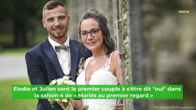 Julien et Elodie, premier couple de la saison 4 de "Mariés au premier regard"