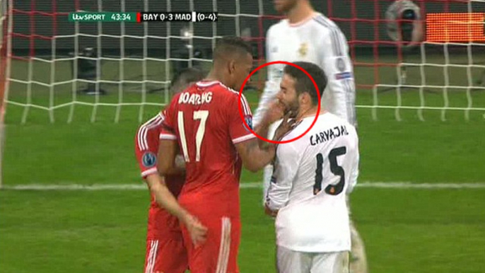 Franck Ribéry frappe et gifle Carvajal lors de la défaite du Bayern Munich face au Real Madrid