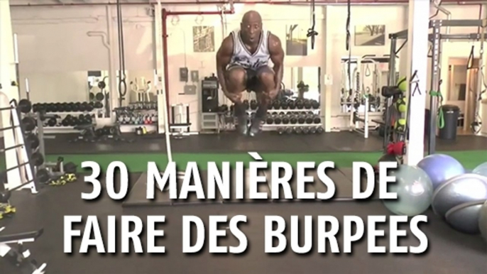 30 façons différentes de faire des Burpees pour muscler tout le corps