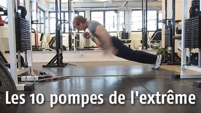 Pompes superman, pompes crucifix : 10 façons extrêmes de faire des pompes