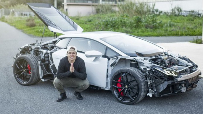 Le sportif de l'extrême Jon Olsson prépare une Lamborghini Huracan très spéciale