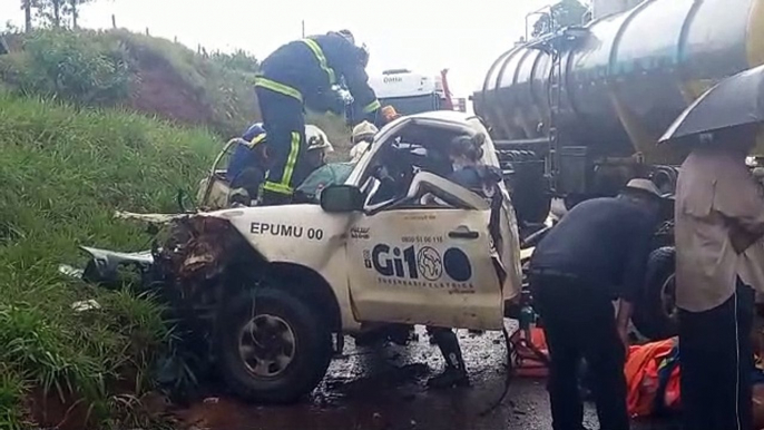 Vítimas de colisão em Serra dos Dourados são encaminhadas ao Hospital Cemil