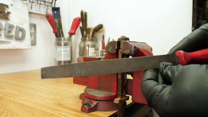 Restore This Rusty Knife Into An Amazing Dagger!