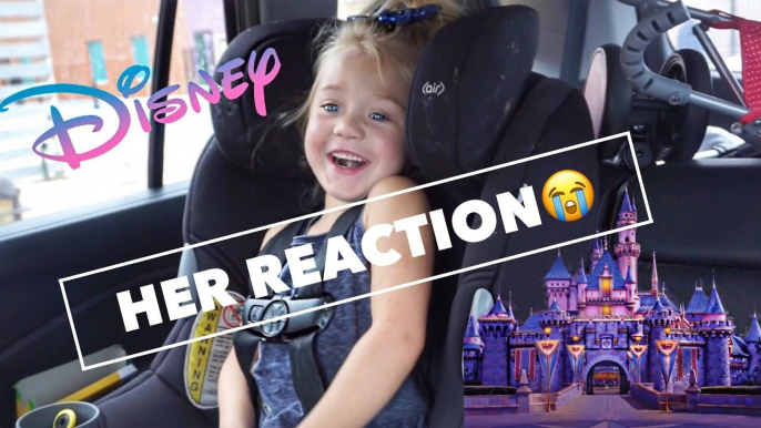 SURPRISING OUR 4 YEAR OLD WITH TRIP TO DISNEYLAND!!!