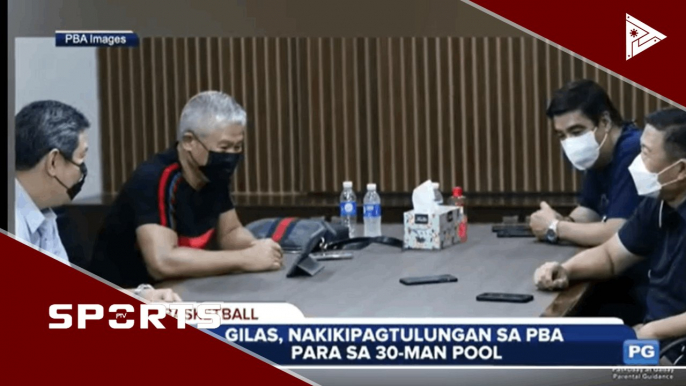 Gilas, nakikipagtulungan sa PBA para sa 30-man pool