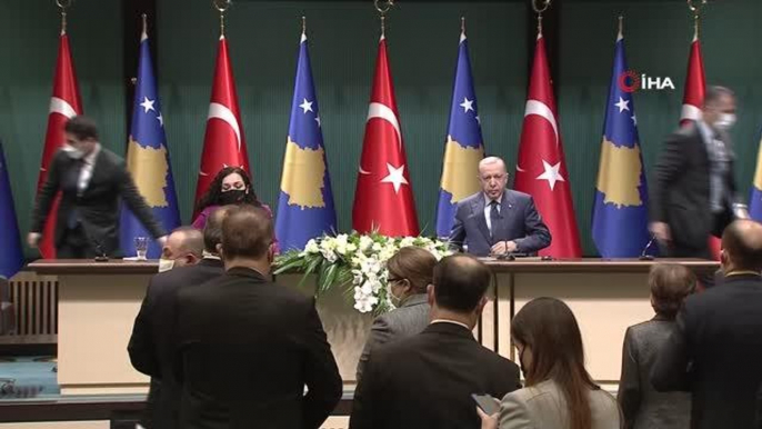 Cumhurbaşkanı Recep Tayyip Erdoğan: "AB üyesi ülkelere diyorum ki, şuanda Ukrayna ile ilgili gösterdiğiniz hassasiyeti lütfen Türkiye için de...