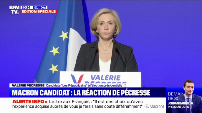 Valérie Pécresse: "Les Français ne peuvent pas être privés d'un vrai débat démocratique"