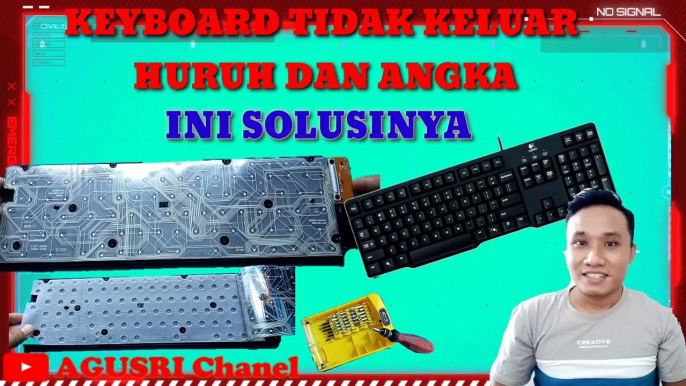 CARA MENGATASI KEYBOARD TIDAK KELUAR HURUF DAN ANGKA,mudah,bisa diperbaiki sendiri