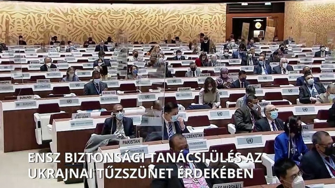 Azonnali tűzszünetet szeretne elérni az ukrán vezetés, ENSZ Biztonsági Tanács-ülés lehet az ügyben