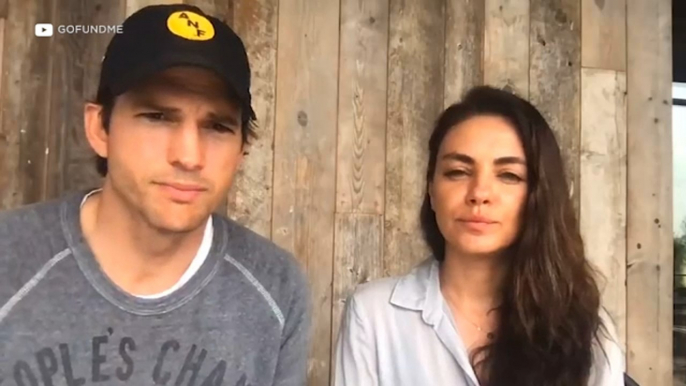 Ashton Kutcher and Mila Kunis Stand With Ukraine