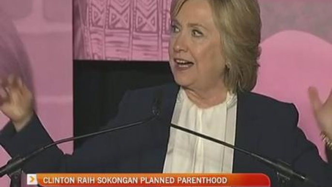 Hillary Clinton raih sokongan Planned Parenthood