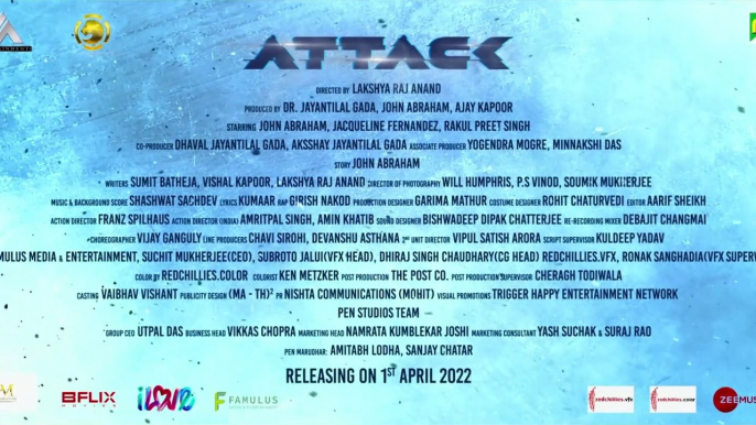 Attack | Official Trailer | John A, Jacqueline F, Rakul Preet S | Lakshya Raj Anand| April 1st, 2022