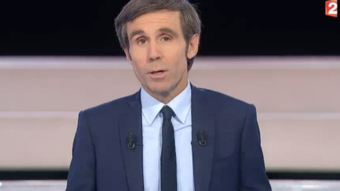 David Pujadas explique la non-venue de Marine Le Pen dans Des paroles et des actes (France 2)