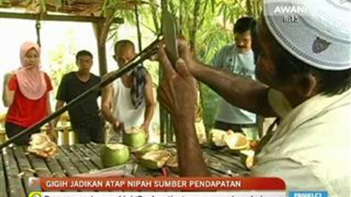 Atap nipah masih mendapat sambutan