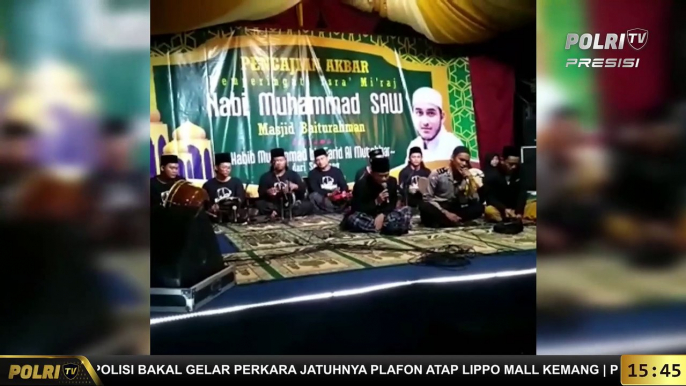 Presisi Inspiratif : Aipda Arif, Membentuk Majelis Sholawat Thomak Safaat