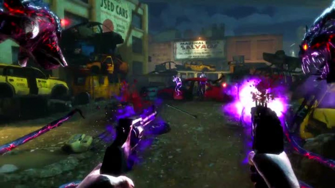 The Darkness II : Les pouvoirs du Darkness : Gun channeling