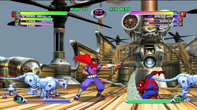 Marvel vs. Capcom 2 : New Age of Heroes : Stratégie de Strider Hiryu