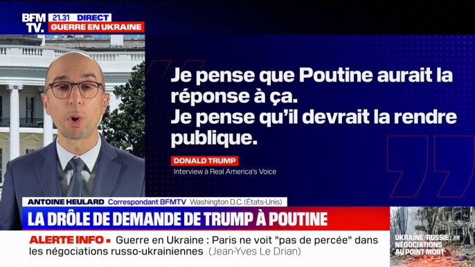 Donald Trump demande à Vladimir Poutine de révéler des informations compromettantes sur le fils de Joe Biden