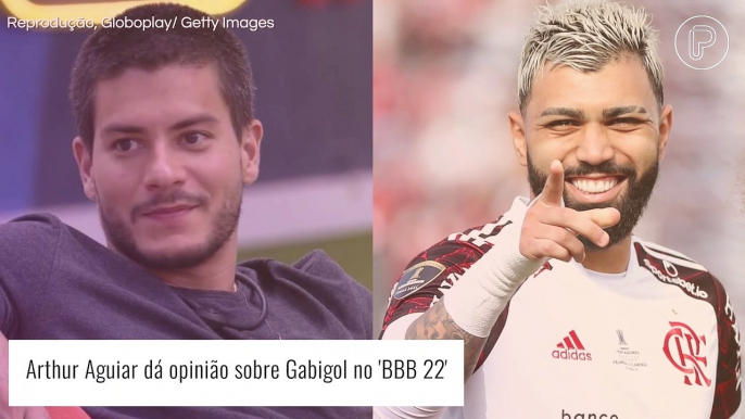 Arthur Aguiar dá opinião sobre Gabigol e jogador responde nas redes sociais