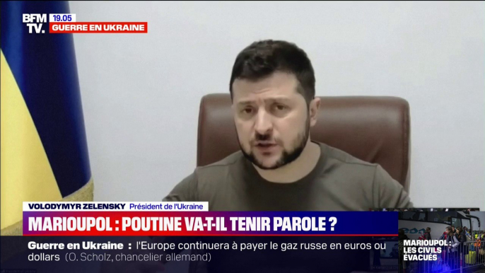 Volodymyr Zelensky à propos de Marioupol: "Aujourd'hui, c'est l'un des endroits les plus horribles en Europe"