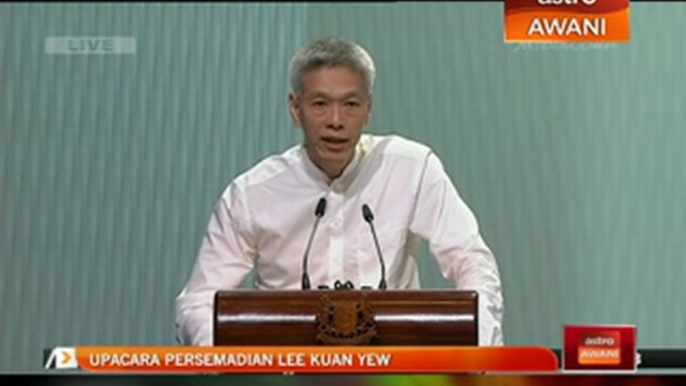 Speech from Lee Hsien Yang, younger son of Lee Kuan Yew