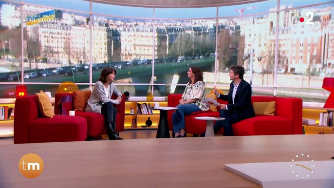 Sophie Marceau dans l'émission "Télé Matin", sur France 2.