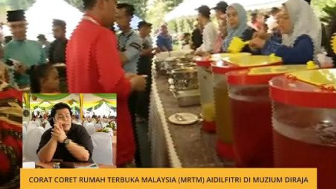 Cerita Sebalik Berita: Corat coret Rumah Terbuka Malaysia (MRTM) Aidilfitri di Muzium diRaja