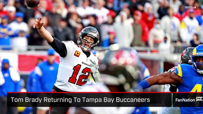 Tom Brady Returning To Tampa Bay Buccaneers