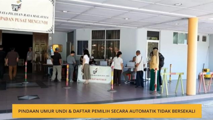 Pindaan umur undi & daftar pemilih secara automatik tidak bersekali