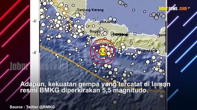 GEMPA BUMI HARI INI GUNCANG SUKABUMI 5,5 MAGNITUDO, TERASA SAMPAI KE BANDUNG DAN BOGOR