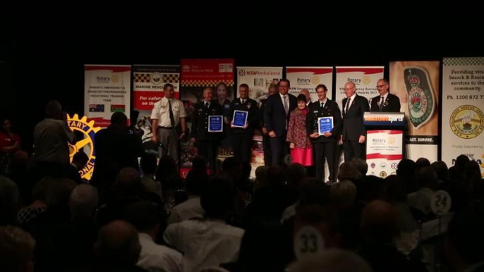 ILLAWARRA MERCURY Winners at 2017 Rotary NSW Emergency Services Awards. Video: Greg Ellis