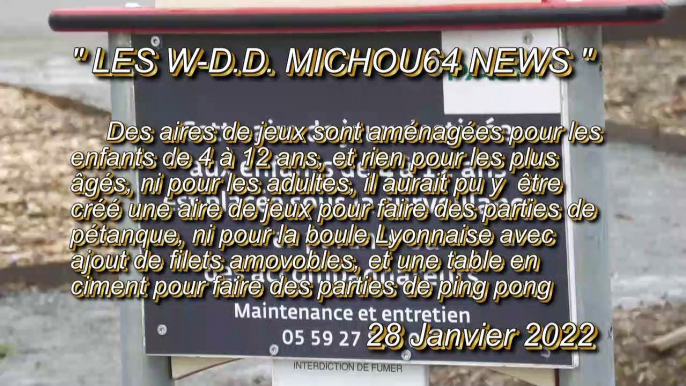 LES W-D.D. MICHOU64 NEWS - 28 JANVIER 2022 - PAU - LES QUELQUES NOUVEAUTÉS DE LA PLACE DE L'AVENUE TRESPOEY