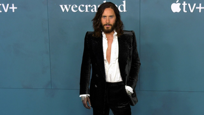 Jared Leto attends Apple's "WeCrashed" season one red carpet premiere in Los Angeles