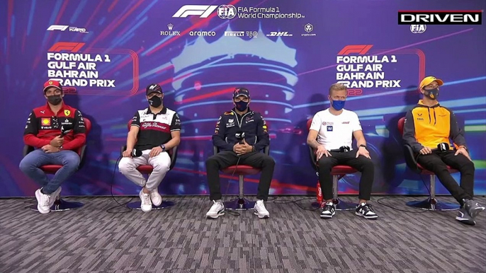 F1 2022 Bahrain GP - Drivers' Press Conference