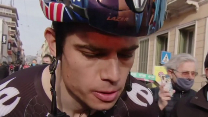 Milan-San Remo 2022 - Wout Van Aert : "Je me suis senti bloqué par Van Der Poel et Pogacar quand Mohoric était seul en tête"