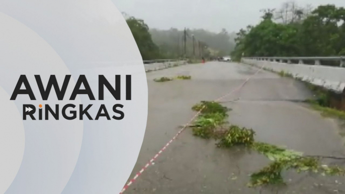 AWANI Ringkas: Jalan Kenyir-Felda runtuh | Tanah runtuh di tanah perkuburan