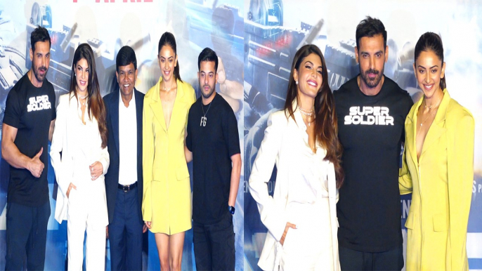 Attack के ट्रेलर लॉन्च पर पहुँचे John Abraham, Jacqueline Fernandez और Rakul Preet | FilmiBeat