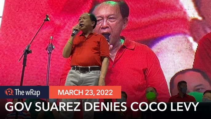 Quezon Governor Suarez denies coco levy was Marcos scam, backs Marcos Jr. again