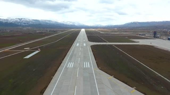 (DRONE) Tokat Yeni Havalimanı yarın açılıyor