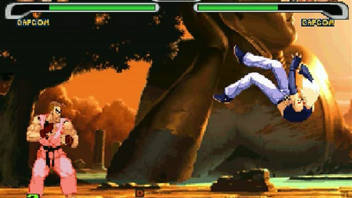 Capcom vs. SNK : Millennium Fight 2000 Pro : Benimaru Vs Blanka et Dan