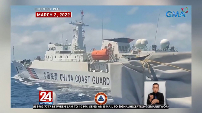 BRP malabrigo ng Philippine Coast Guard, muntik makagitgitan ang barko ng China Coast Guard | 24 Oras Weekend