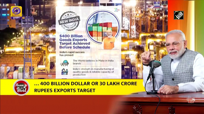 $400 billion exports signifies India’s potential, capabilities: PM Modi in ‘Mann Ki Baat’